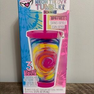 Neon Tie Dye Tumbler Design Kit - Pink and Multicolor New!